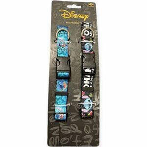 Disney Lilo and Stitch Printed Dog Leash and Plastic Clip Collar Set size Medium